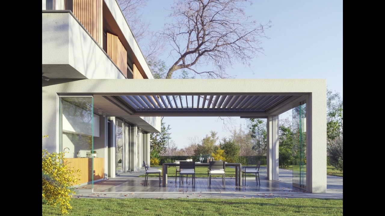 PERGOLA BIOCLIMATICĂ AEROLUX | SISTEME DE UMBRIRE, GARDECOR, CHIȘINĂU