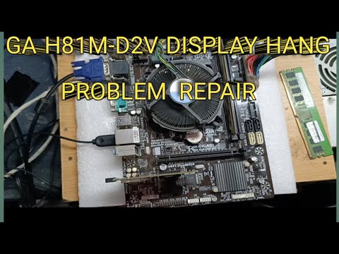 How To Repair H81m-D2V Gigabyte Motherboard Display Not Work Problem ...