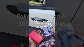 Pokemon Moon &amp; Nintendo 3DS XL found at garage sale #yardsale #videogames #garagesale #pokemon #3ds