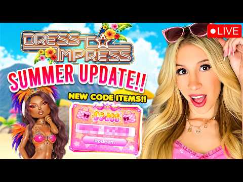 ☀️DRESS TO IMPRESS SUMMER UPDATE... *NEW CODE, SQUISHIES, AND MORE*