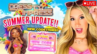 ☀️DRESS TO IMPRESS SUMMER UPDATE... *NEW CODE, SQUISHIES,...