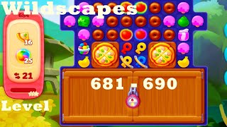 Wildscapes Level 681 - 690 HD Walkthrough | Gameplay | 3 - match game | ios | android | pc | app