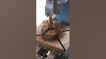 Lathe slotting machine working with key shaping | workshop lab
