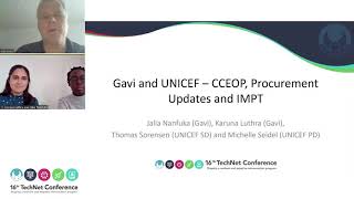 Gavi and UNICEF - CCEOP, IMPT and procurement updates (16th TechNet Conference)