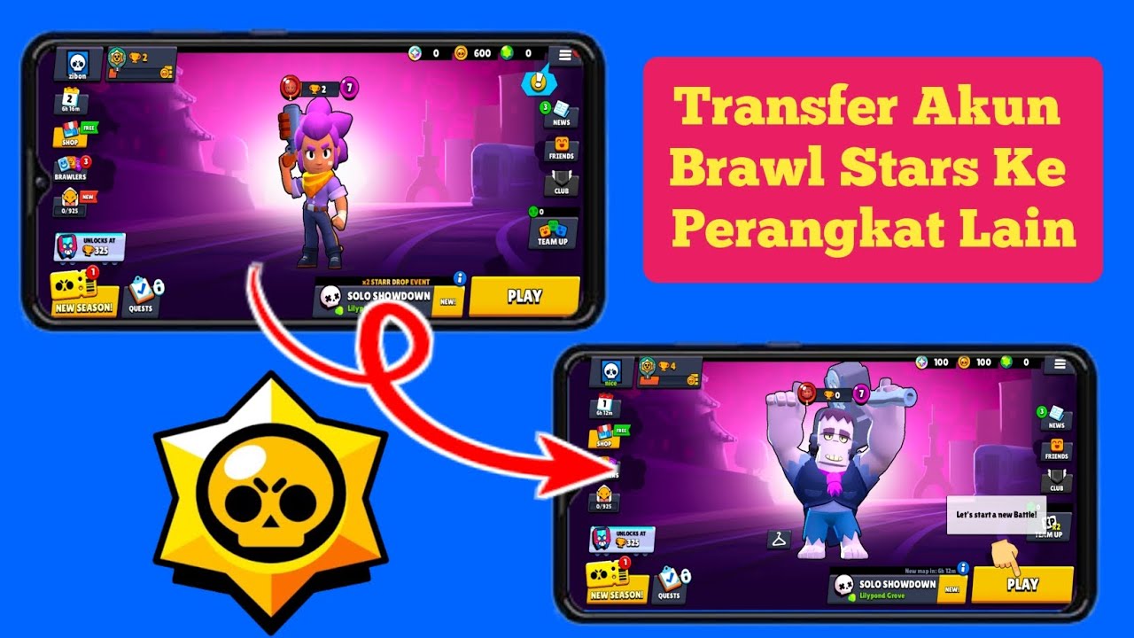 Cara Memindahkan Akun ke Perangkat Baru di Brawl Stars