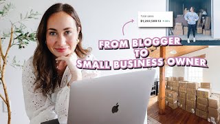 From Blogger to 7Figure Business Owner // how I started multiple businesses from nothing