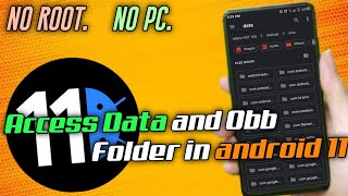 How to view files in android data and obb folder in android 10 and 11 Without Root or PC | Malayalam
