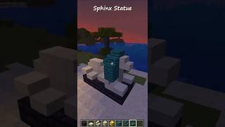 Sphinx Statue 🦁🗿🌞#minecraft #minecrafttutorial #minecraftbuilds