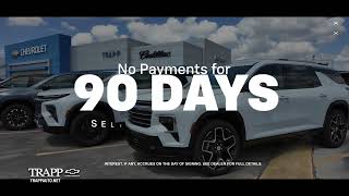 Experience the freedom to save during the Free to Drive Sales Event at Trapp Chevrolet!