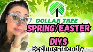 Dollar tree Spring / Easter diys. Under $5, 5 mins, beginner friendly!