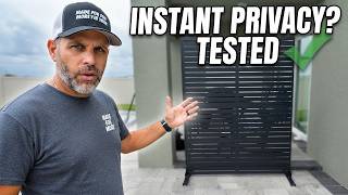 72 Outdoor Privacy Screen Review | All-Metal Construction Tested