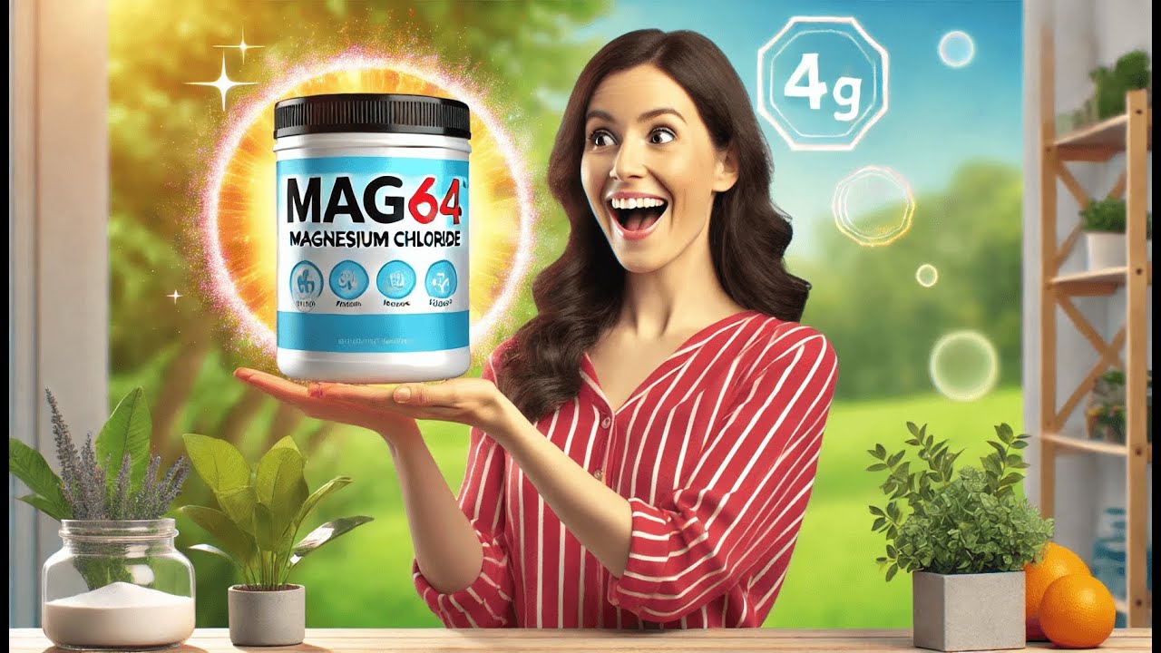 💪 SlowMag Muscle + Heart Magnesium Chloride with Calcium Supplement | Best MAG64 Magnesium Chloride💪