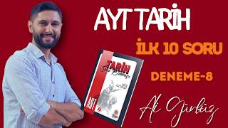 8) AYT Tarih İlk 10 Soru 2026 / Bilgi Arşivi Yayınları - Ali Gürbüz