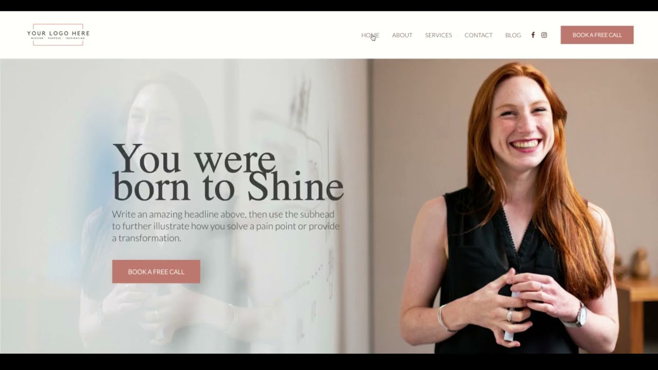 Website Template for Coaches - Coaching Websites