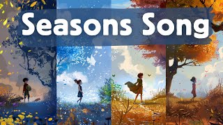 🎶 Seasons Song for Kids 🌺🌞🍁❄️ | Nursery Rhymes | Educational Preschool Song | Sing and Learn