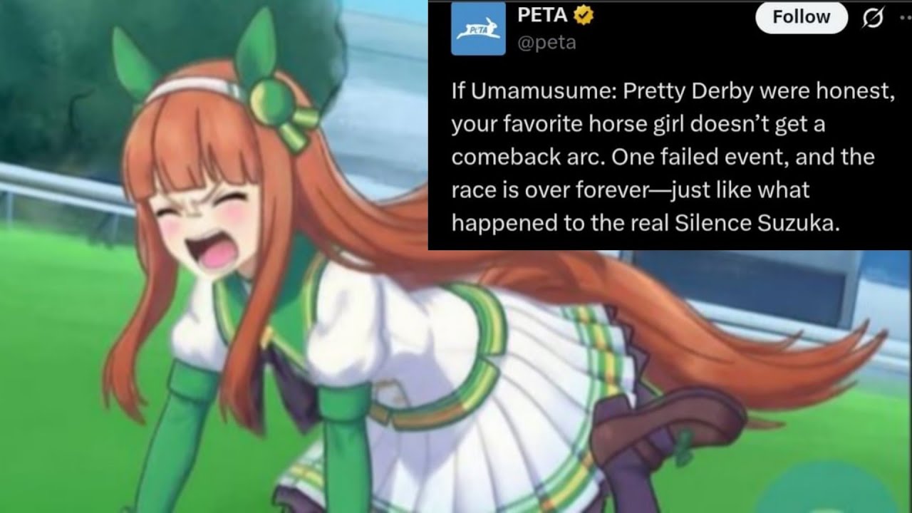 PETA подверглась критике за скандальный пост Umamusume Pretty Derby, в котором фигурировала Сайле...