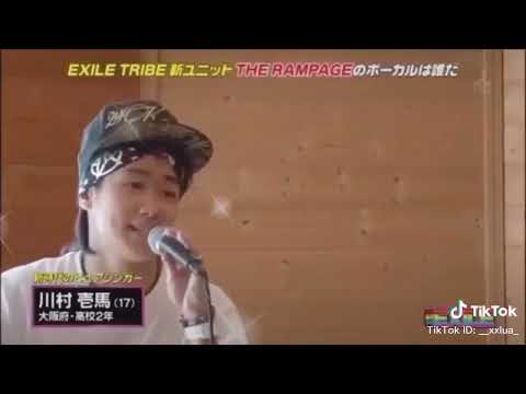 川村壱馬さんがTHERAMPAGEに入る前の動画です