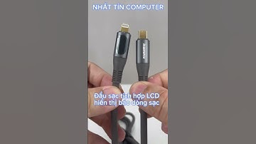 Cáp sạc nhanh typeC to LN Remax RC-C031 hỗ trợ 20W có LCD báo dòng sạc - truyền data cáp dài 1.2m