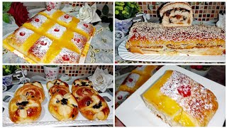 أخيرا فيديو يهنيك من فطور أو كوتي 3 أيام 😍 3 أنواع بريوش بعجين واحد و مذاقات مختلفة جربي و حكمي 👌💯