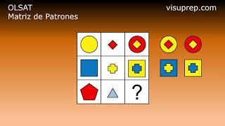 La Prueba Olsat - Matriz De Patrones - Segundo Grado