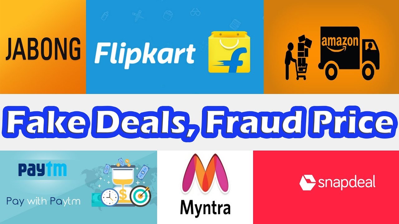Online Shopping: Price Fraud, Fake Deals| Flipkart | Amazon | Snapdeal | Paytm | Myntra | Jabong