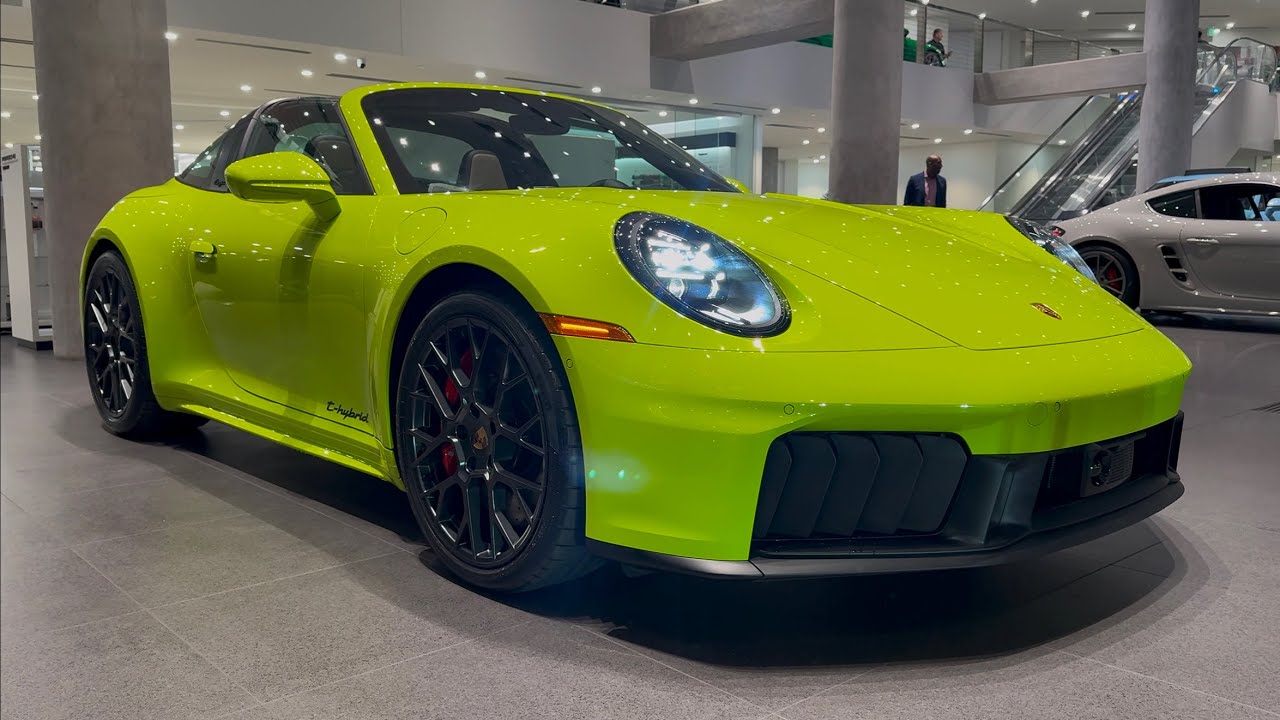 ALL NEW 2025 Porsche 911 Targa 4 GTS t-hybrid in PTS ‘Light Green’ 🤑