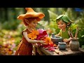 Whimsical Flower Painting in Forest Haven 🎨 Soothing Celtic Melodies & Fantasy Charm