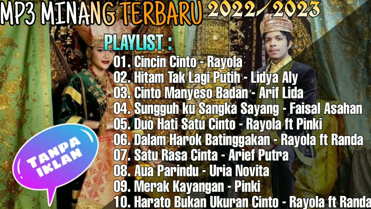 LAGU MINANG TERBARU PALING DICARI 2022 || CINCIN CINTO - RAYOLA FULL ALBUM