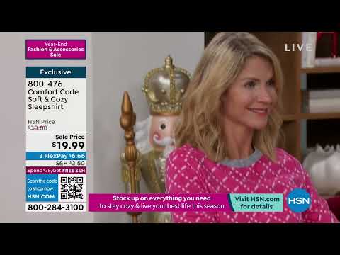 Comfort Code Soft   Cozy Sleepshirt