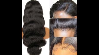 180 200 Density Transparent Hd Lace Front Human Hair Wigs 13X4 Invisible Remy Brazilian Body Wave La