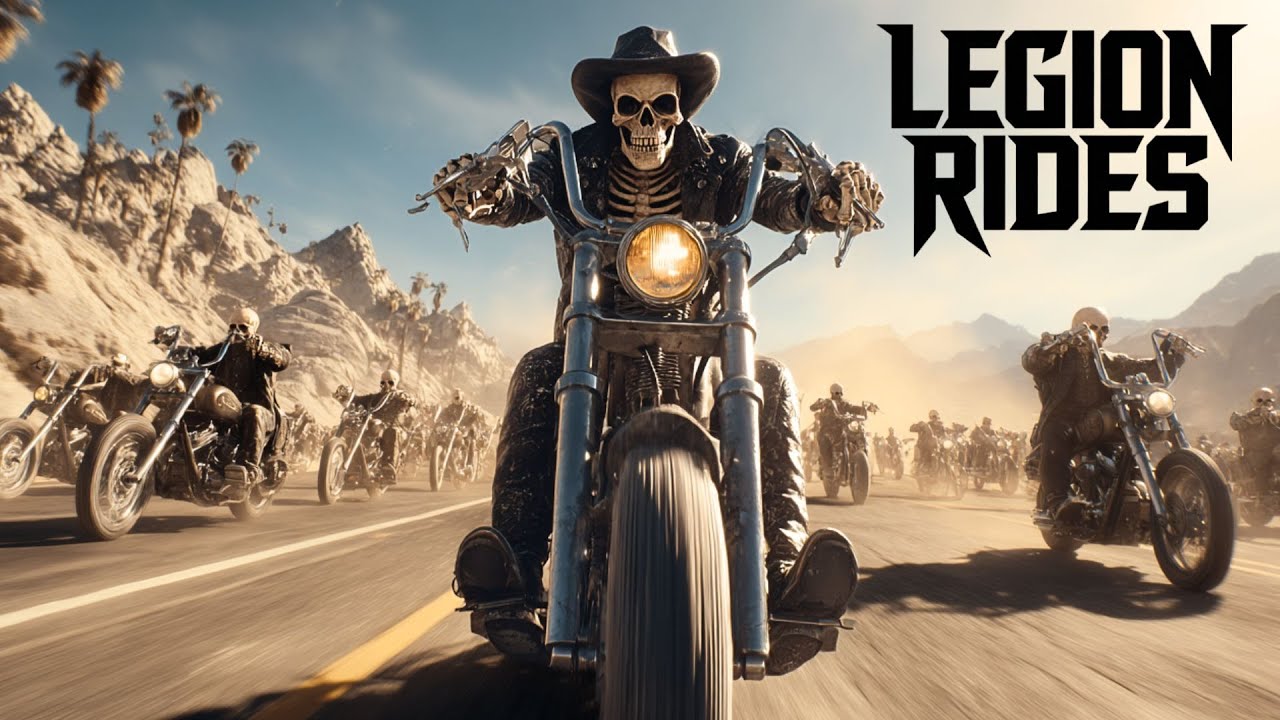 Legion of the Road ☠️🔥 Biker Hard Rock Anthem | Outlaw Riders Forever
