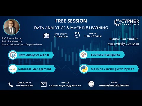 Demo Session of Data Analytics and Machine Learning - YouTube