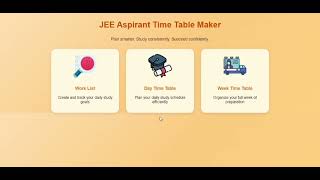 Timetable maker