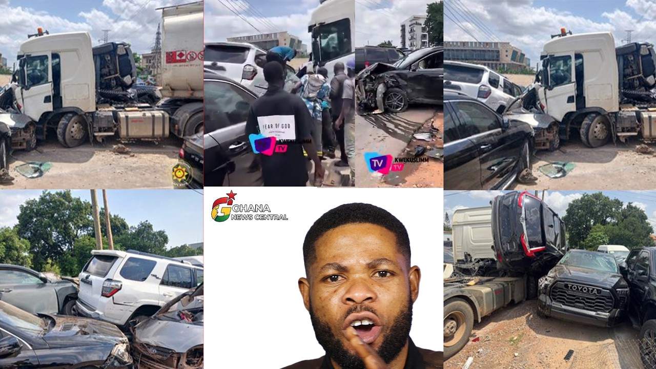 🚨 Fuel Tanker Disaster in Ahodwo Kumasi | Garage & Cars Destroyed - YouTube