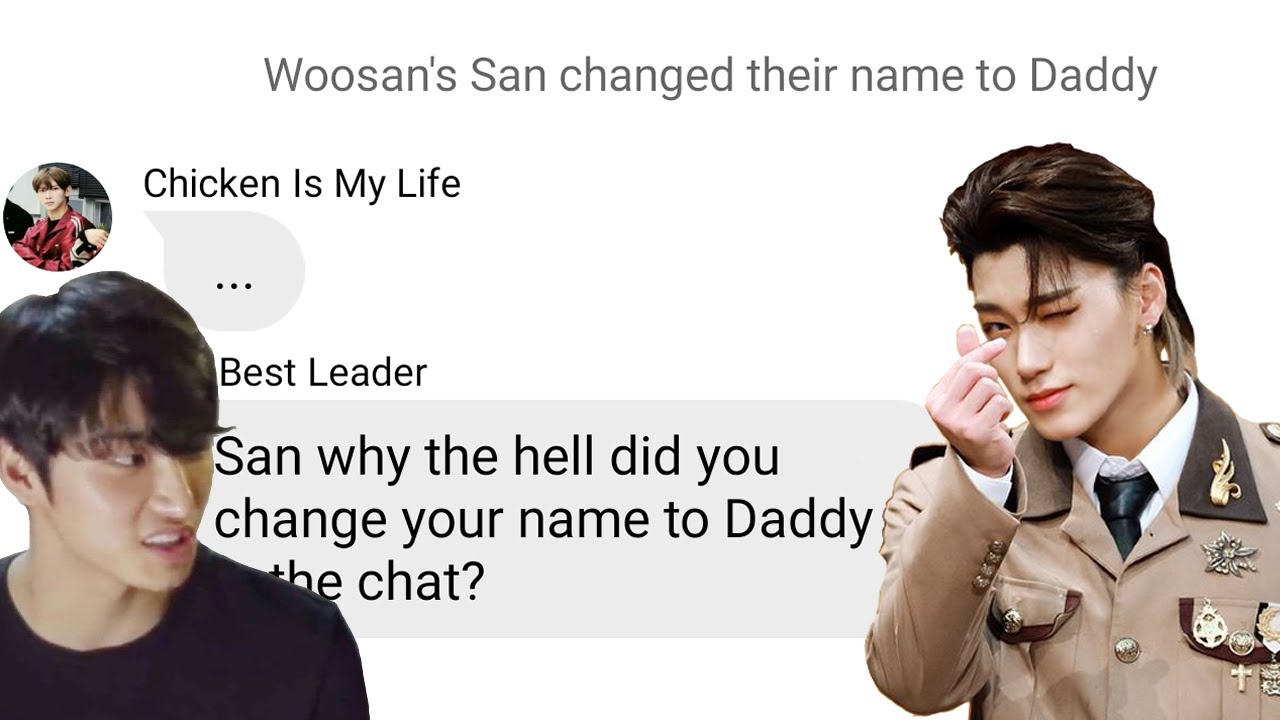 Ateez texts - ThE oNe WiTh ThE nEw NaMe