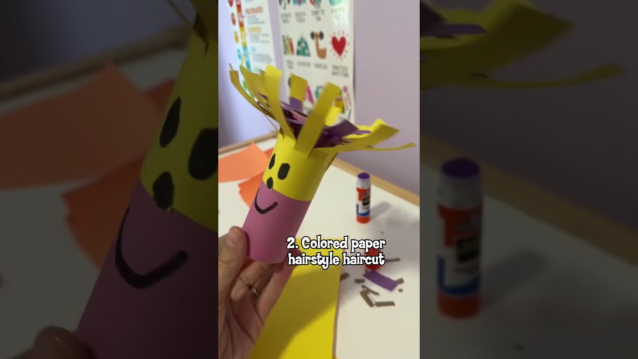 3 Haircut activities - Learn scissors! 