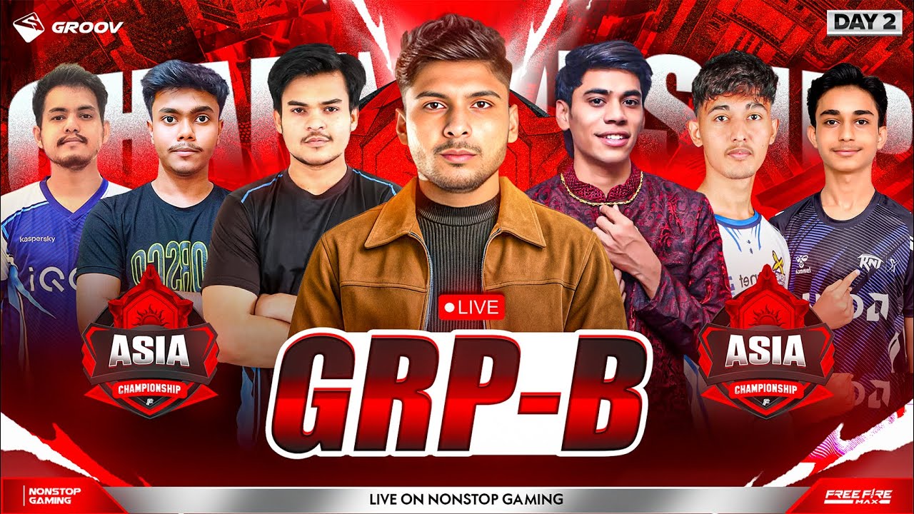 ASIA CHAMPIONSHIP ESPORTS QUALIFIERS GRP-B 🔥🥵 || FT- TSG, RNTX, STN, GG, UG, DRS 