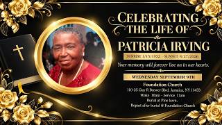 Homegoing Service for Patricia Irving