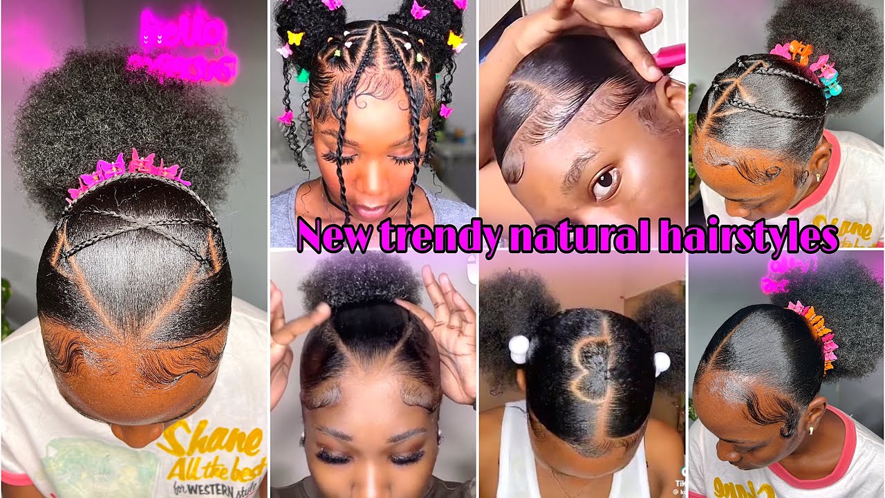 🫧🩵New Pinterest inspired 𝐭𝐫𝐞𝐧𝐝𝐲 𝐇𝐚𝐢𝐫𝐬𝐭𝐲𝐥𝐞𝐬  + Braided hairstyles + slayed edges🌼🌺