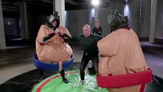 Max Motivation Sumo Knockout Challenge - Max Verstappen And His Friends