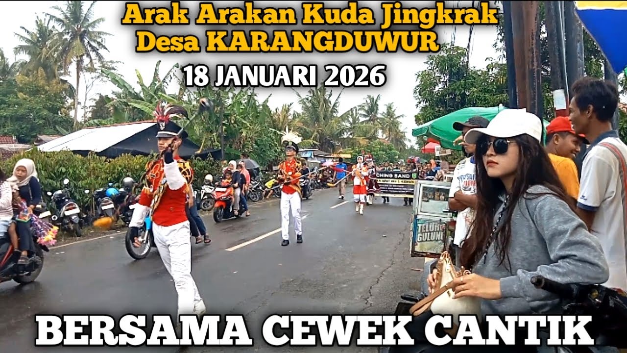 Arak arakan kuda jingkrak di desa karangduwur