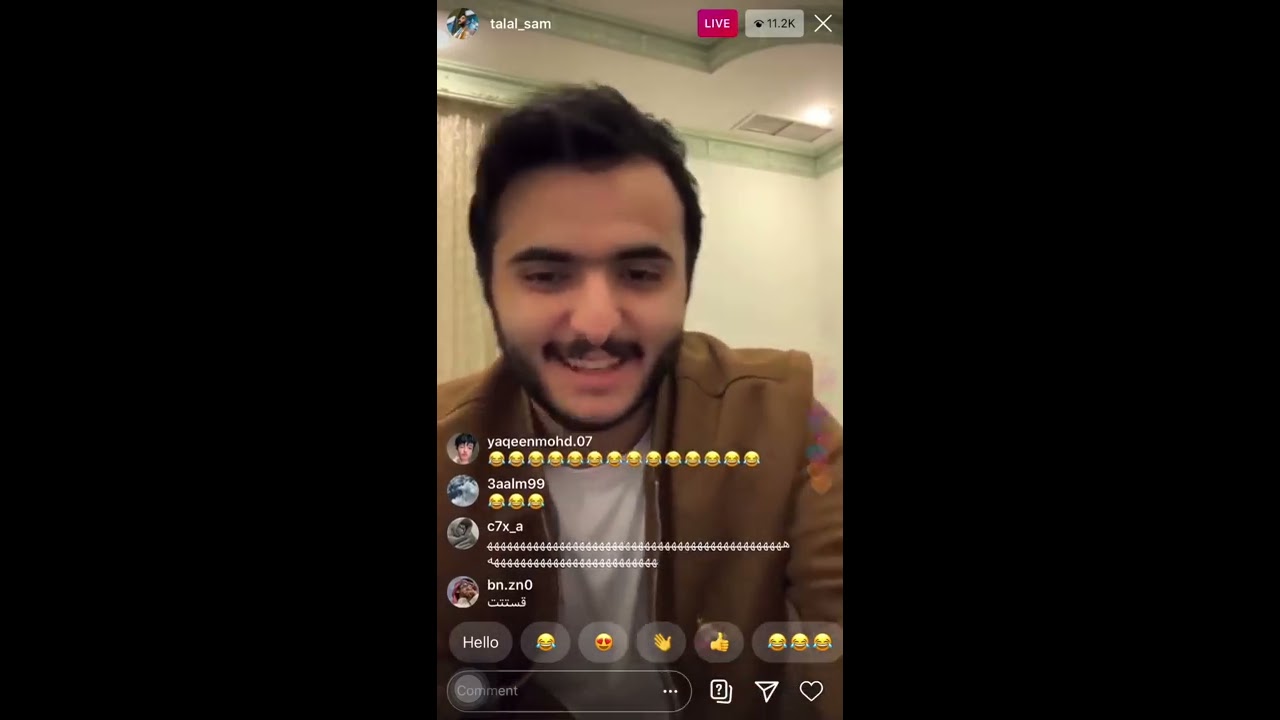 بث طلال سام مع التعليقات | بث كشوخي مع شخصية طلال الجديده و القستات الغريبه 😂😂😍