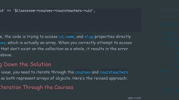 Accessing Object Attributes Inside an Array in Laravel