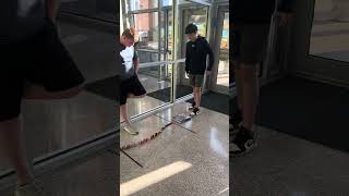 The 6th grade homeroom of Mrs. Vincent uses “air pressure” to bring home Rube Goldberg success!!!