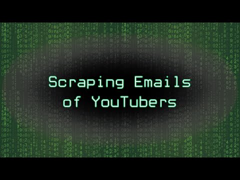 Scraping Emails of YouTube Influencers