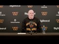 HC Dan Quinn Speaks to the Media | Washington Commanders