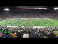 Indiana VS Notre Dame CFB First Round Team Entrances 12/20/2024