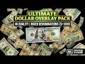 FREE 4K Falling Money Overlay Pack 💸 | Realistic 3D Dollar Rain Animation
