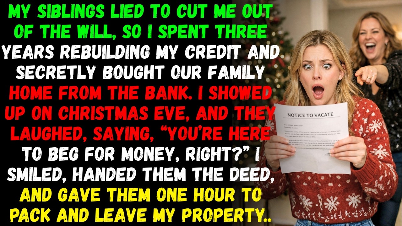 My Siblings Cut Me Out of the Will… Years Later, I Secretly Bought the Family Home with a Surprise..