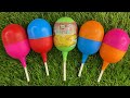 Rainbow 🌈 lollipops unpacking asmr video | watermelon lollipops | satisfying videos | Part_43
